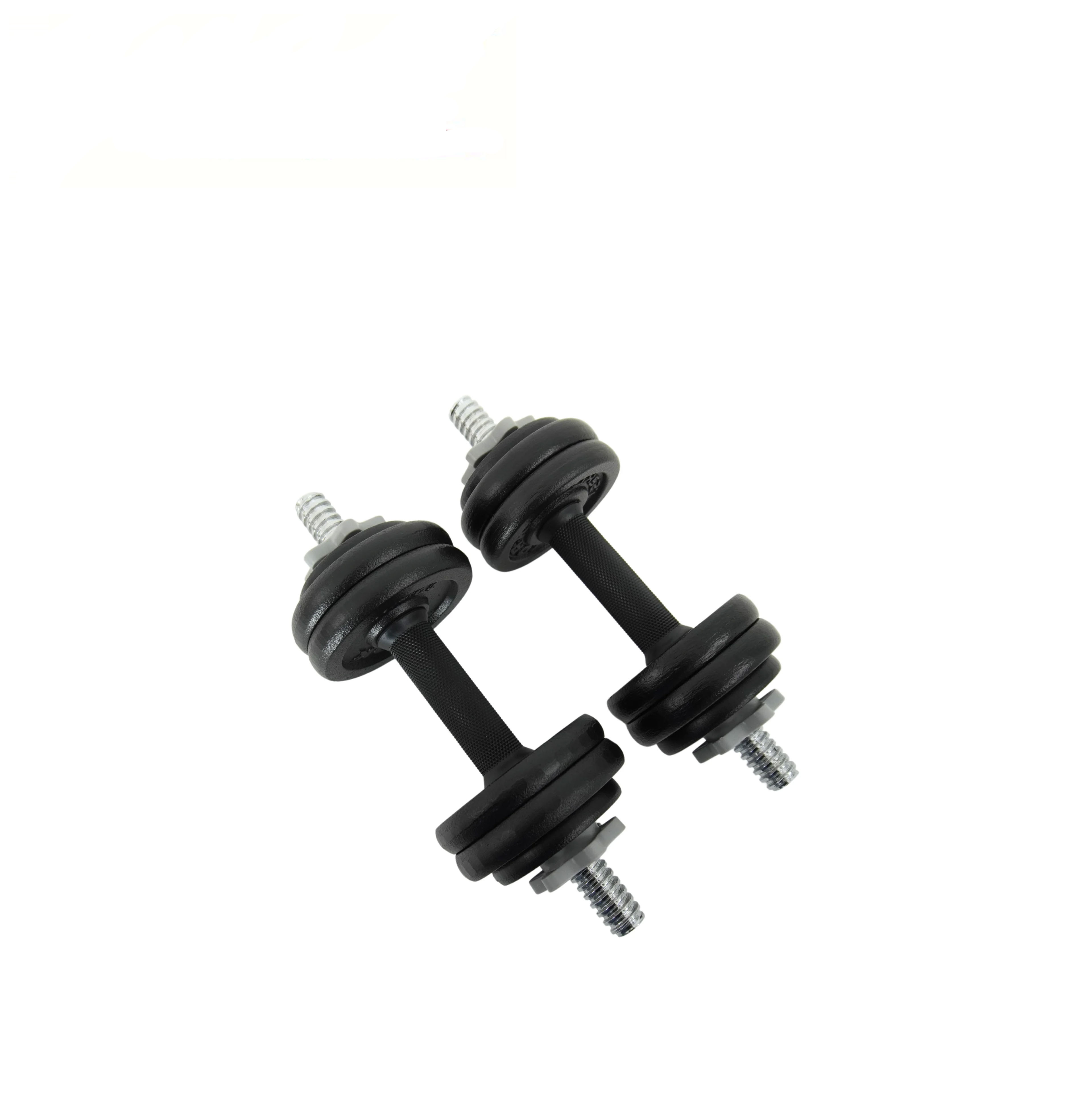 B25006 Fitness 15 KG Black Cast Iron Dumbbell Set ( 2 X 7.5KG)