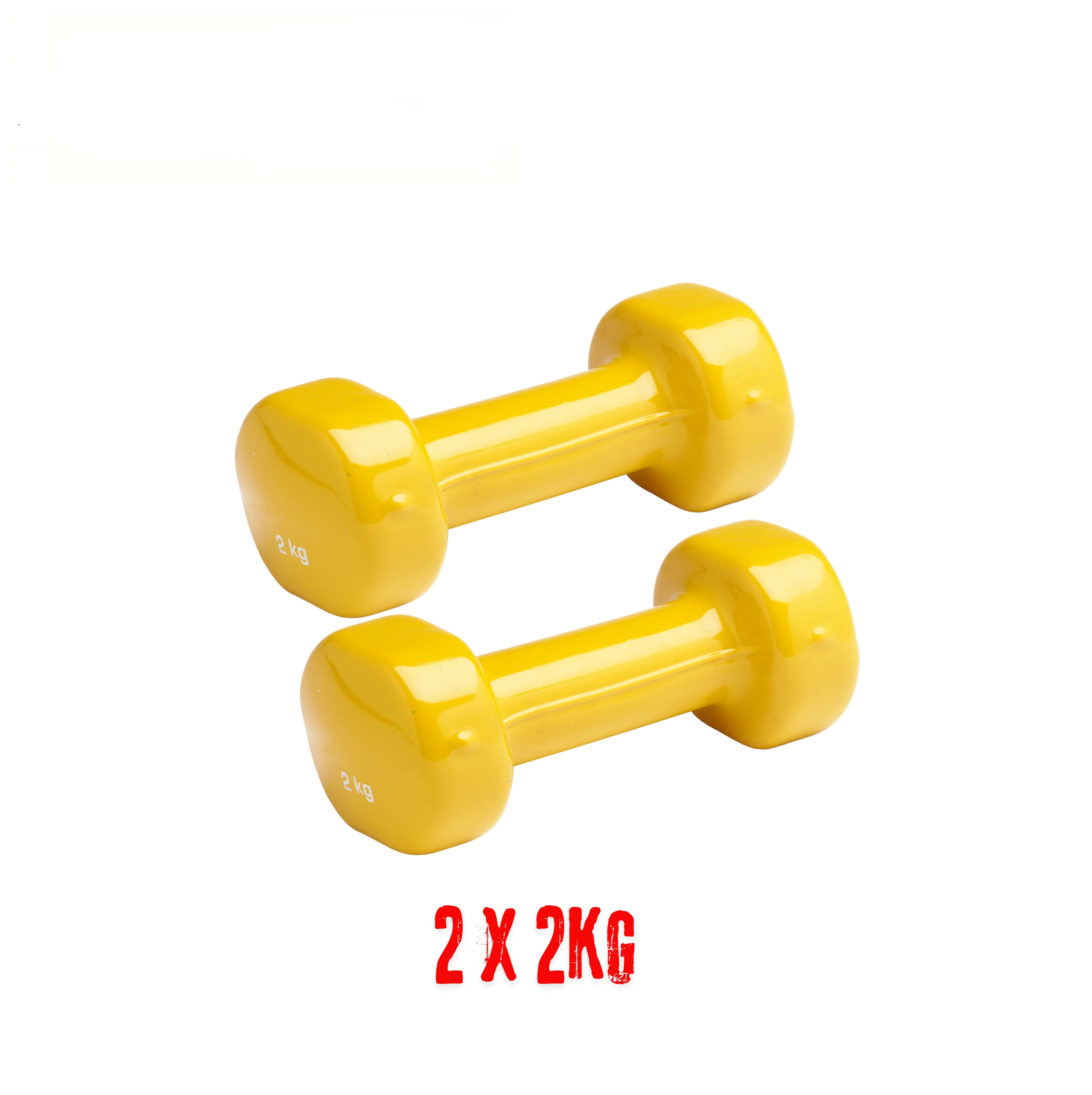 BV004 Fitness 2x2kg/2*3kg Vinyl Dipped Dumbbells (Fitbells)