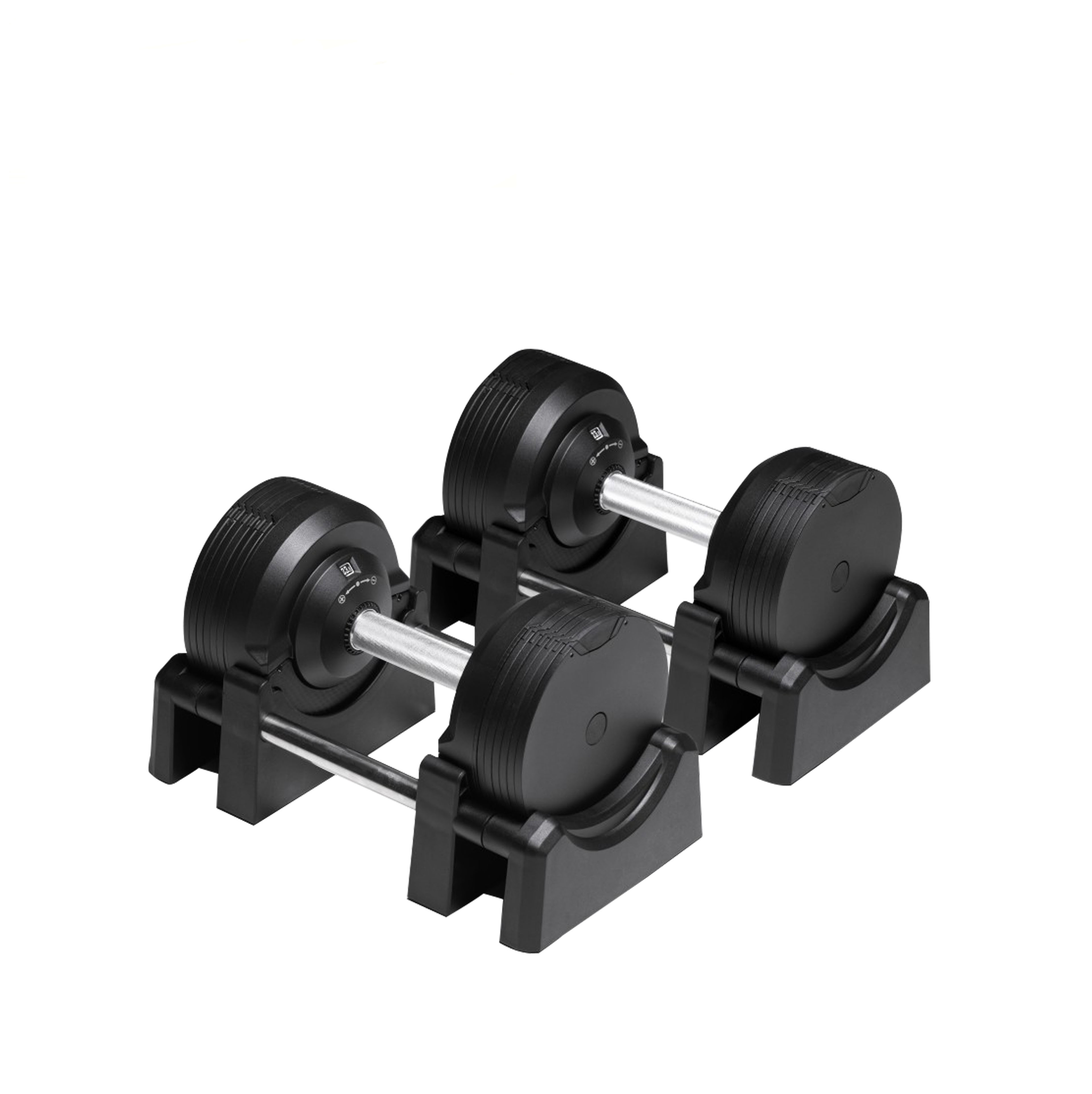 BEAD006 Elite Adjustable Dumbbells 2-40kg Red (pair)