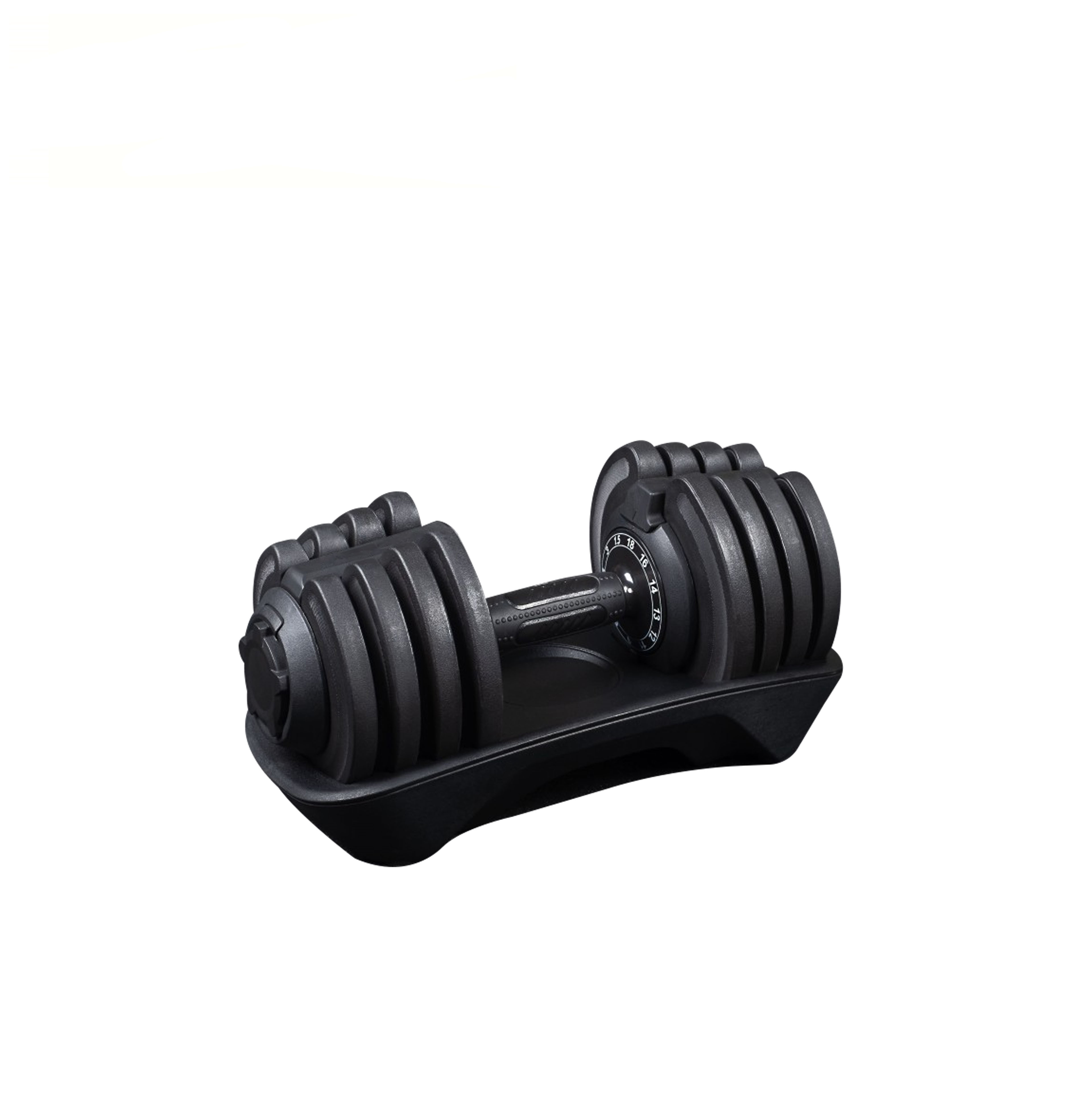 BEAD001 Elite Adjustable Dumbbells 1.5-18kg Black