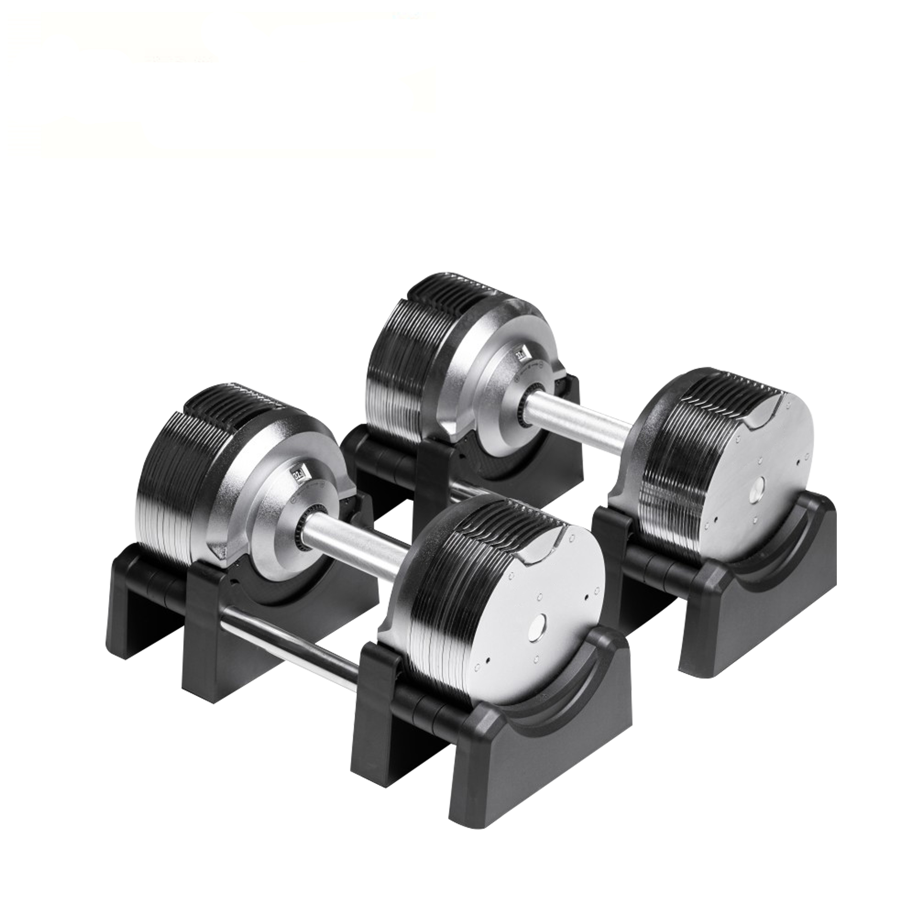 BEAD010 Chromed Adjustable Dumbbells 4-32.5kg (pair)