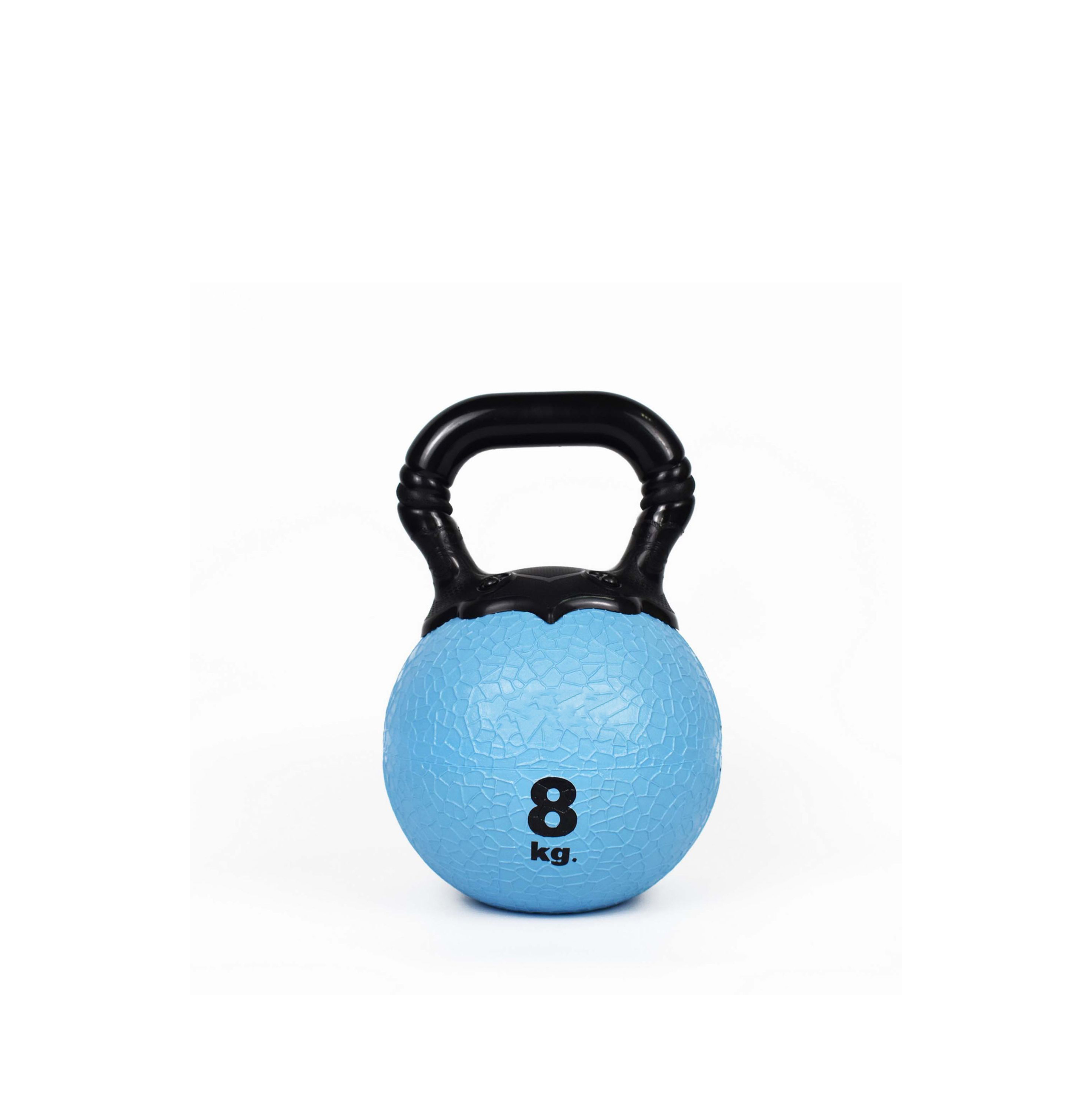 BRK005 8KG Rubber Kettlebell