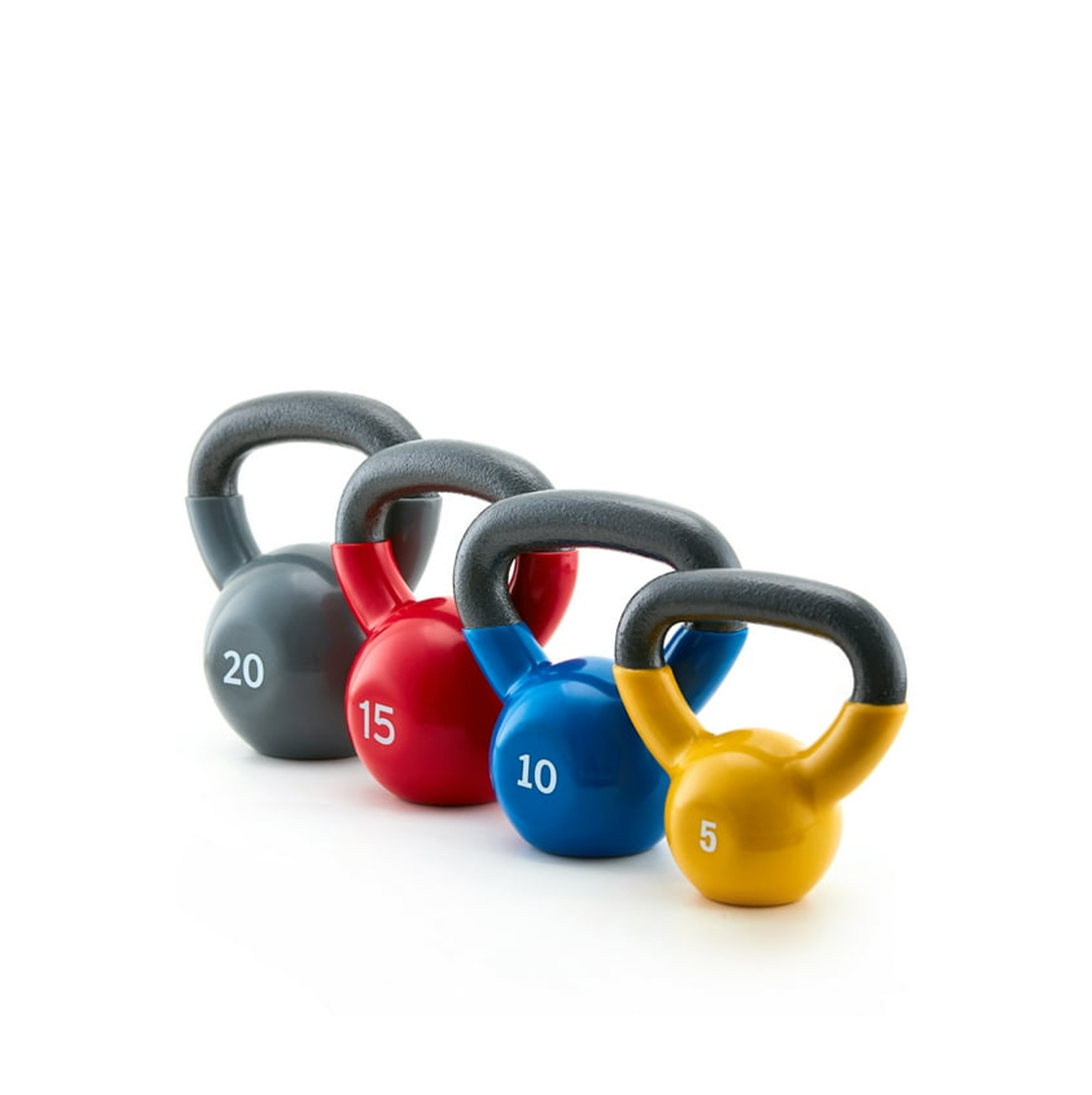 BVK003 Vinyl Kettlebell Set