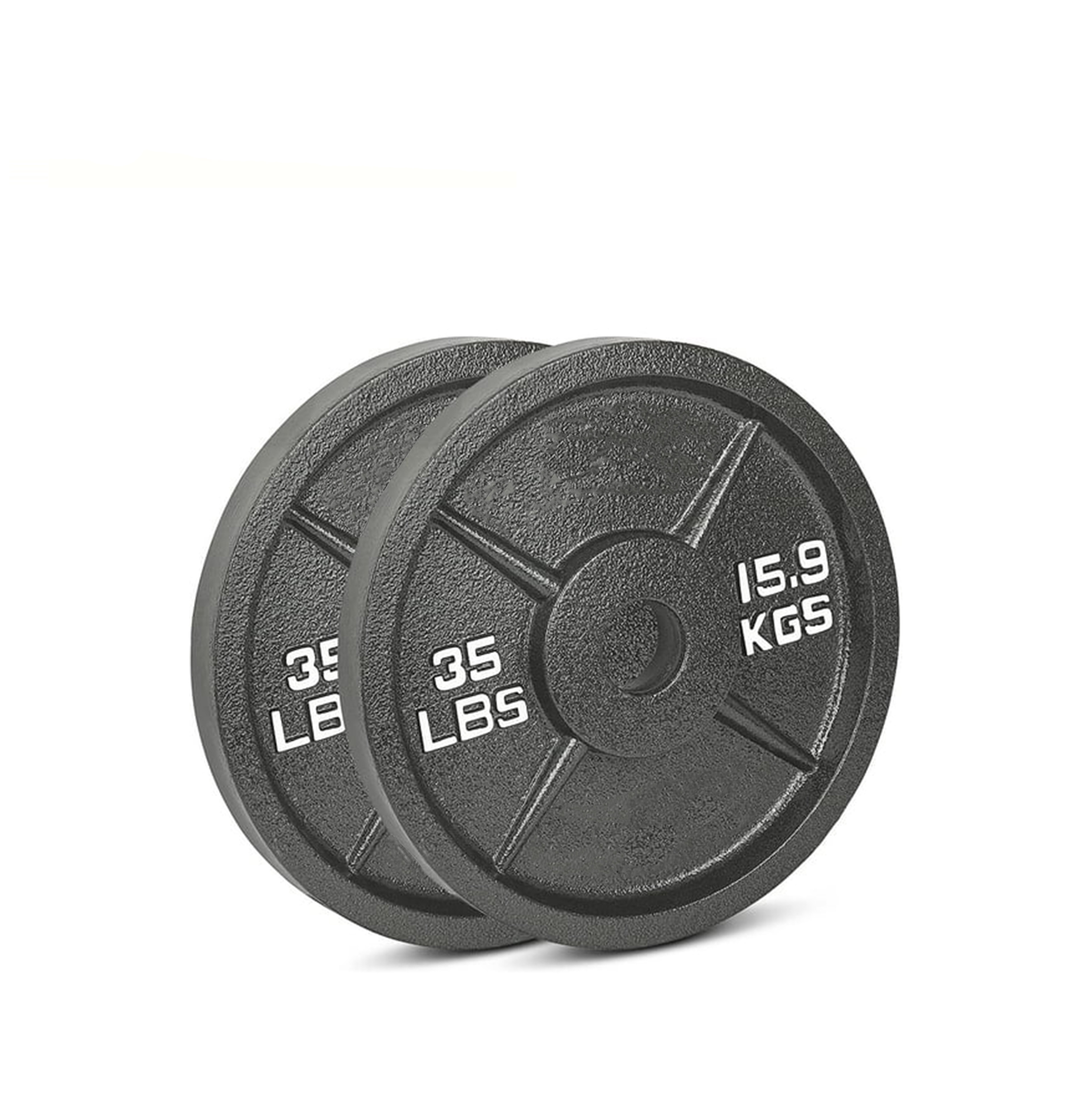 BIP-4 Crush Rust Resistant Weight Plates, Black
