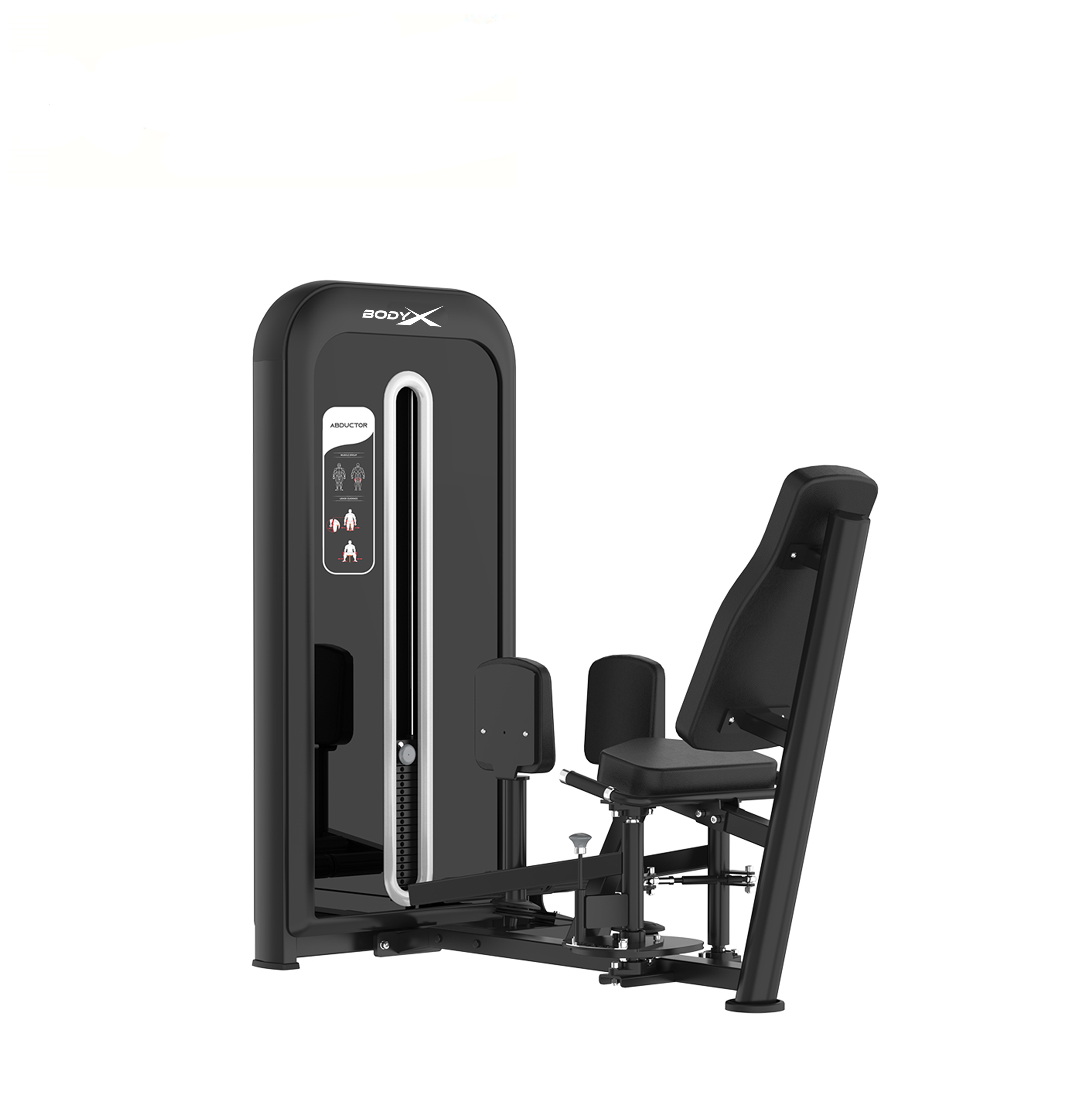 BLT-019 High Quality Fitness Equipment Pin Loaded Strength Training Gym Machine Outer Thigh Abductor