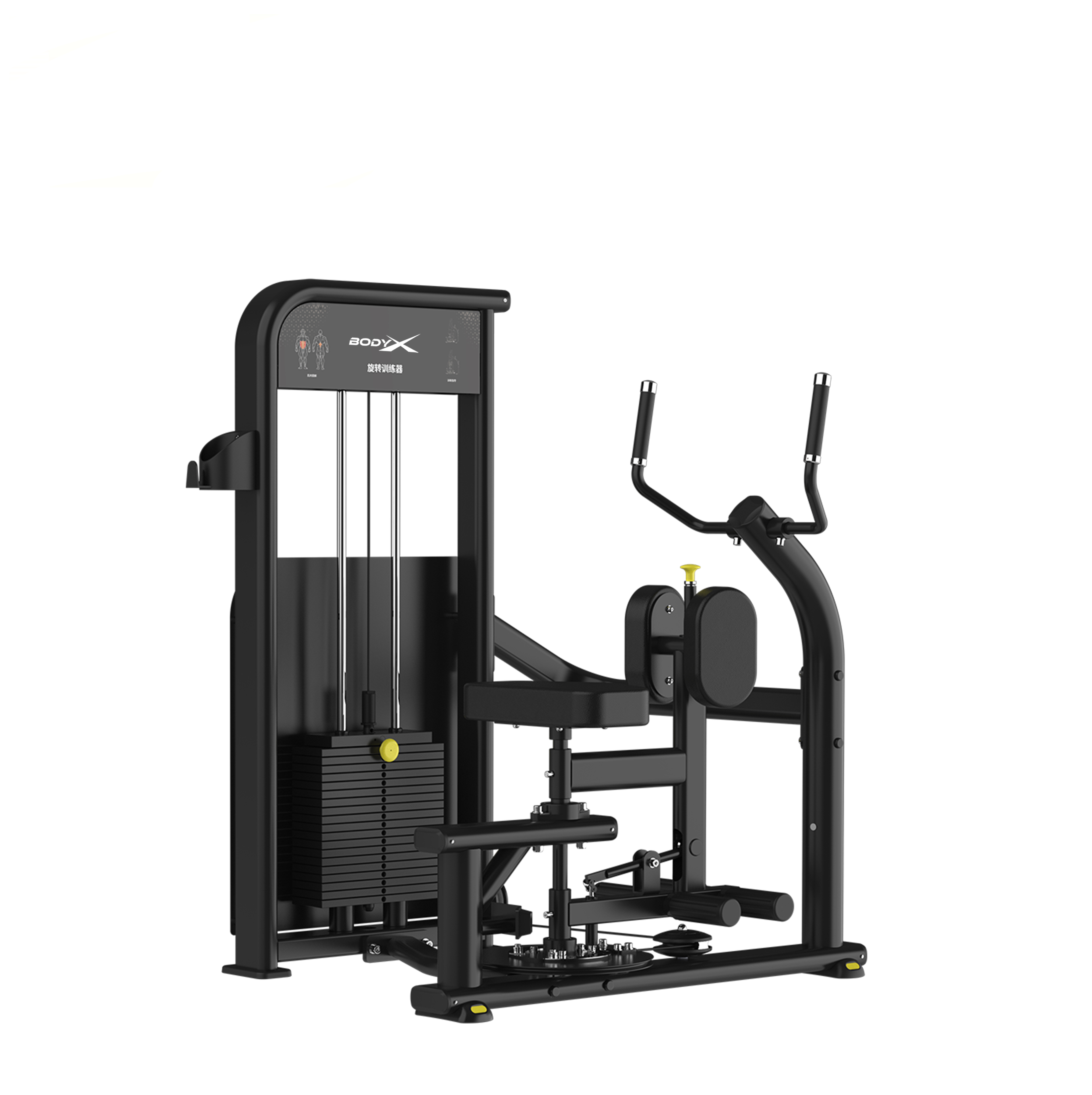 BLY-11 Commercial Steel Indoor Gym Equipment Strength Training Rotary Torso Machine