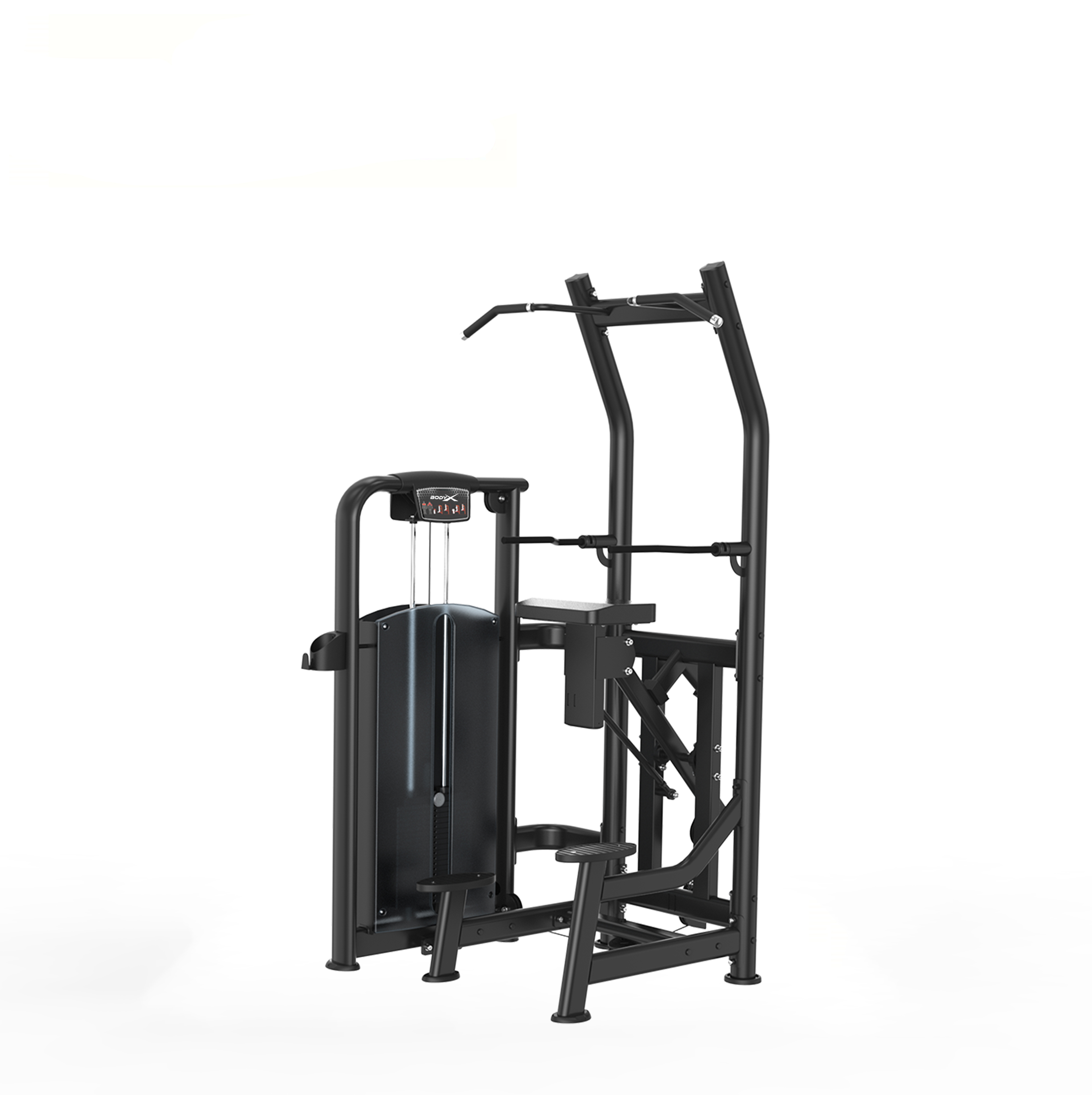 BM4-08 Factory Direct Wholesale Steel Commercial Use Core Muscle Strength Training Machine for Assisted Chin/Dip Exercises