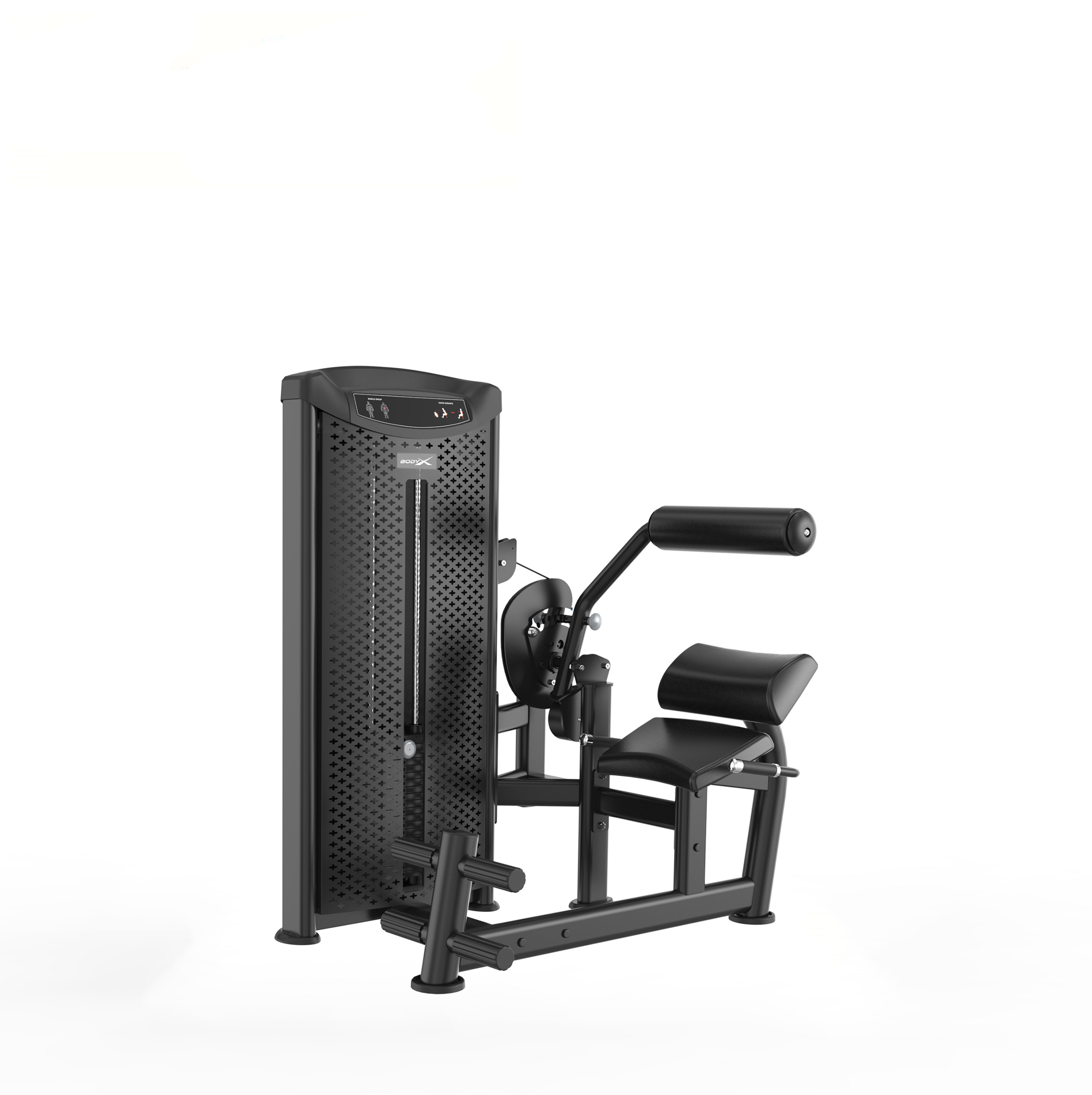 BAM6009 Commercial Steel Indoor Gym Equipment Strength Training Lower Back Abdominal Machine