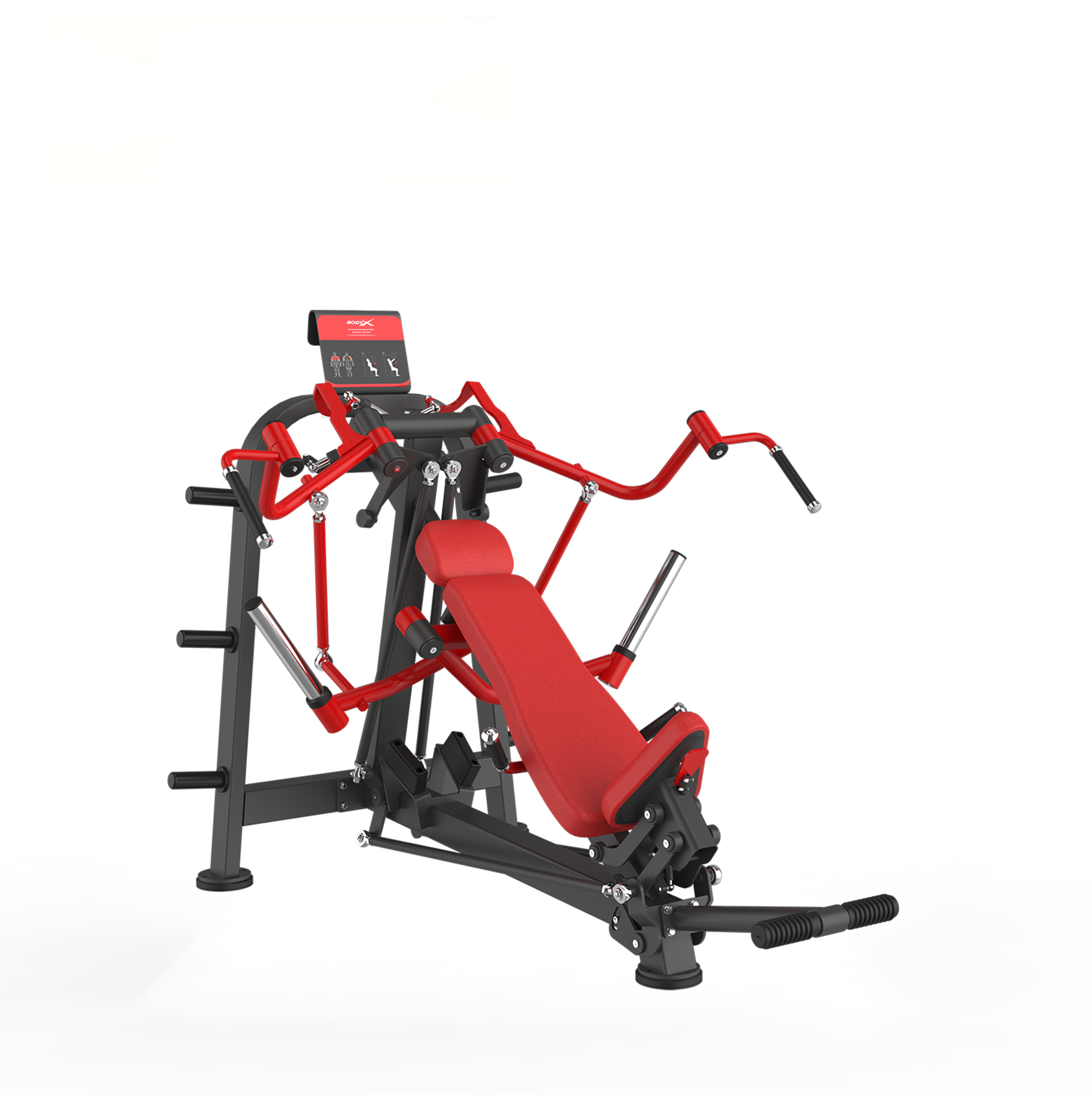 BPT-002A Commercial Plate Loaded Gym Fitness Equipment Super Middle Chest Flight Machine Fitness Bodybuilding Chest Press