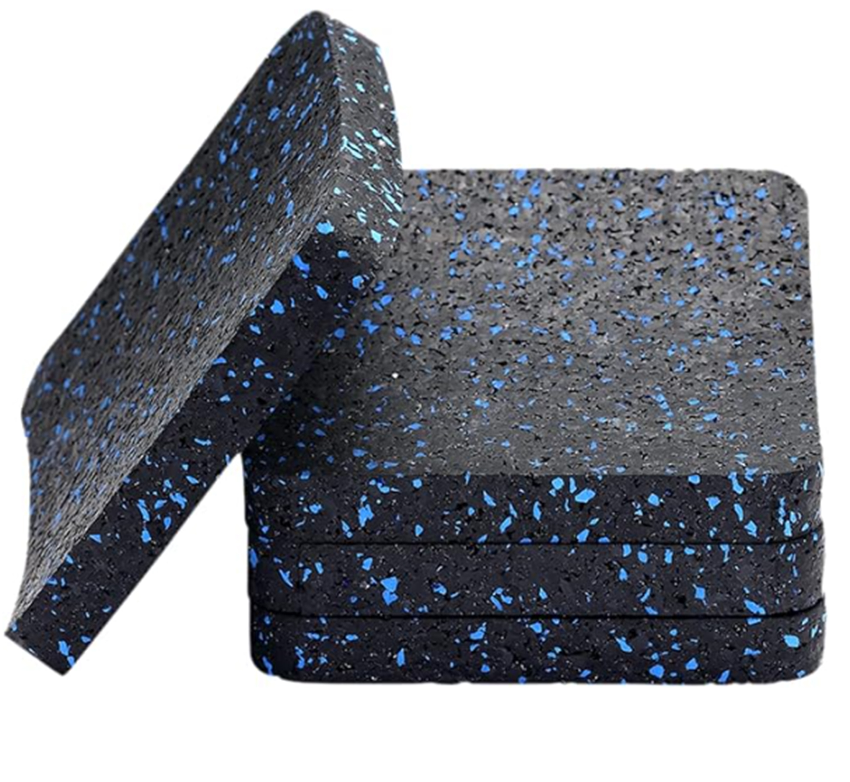 BE056 Exercise Equipment Mat, Pads Treadmill Mat with High Density Rubber